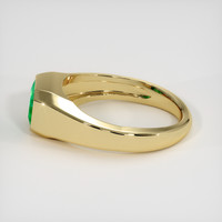 1.01 Ct. Emerald Ring, 18K Yellow Gold 4