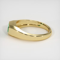 0.94 Ct. Emerald Ring, 18K Yellow Gold 4