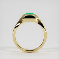 1.57 Ct. Emerald Ring, 18K Yellow Gold 3