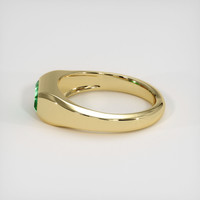 0.97 Ct. Emerald Ring, 18K Yellow Gold 4