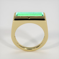 4.22 Ct. Emerald Ring, 18K Yellow Gold 3