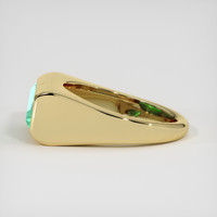 4.22 Ct. Emerald Ring, 18K Yellow Gold 4