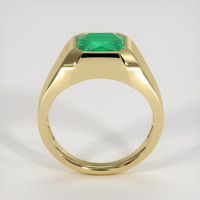 3.05 Ct. Emerald Ring, 18K Yellow Gold 3