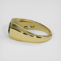 2.59 Ct. Green Zircon Ring, 18K Yellow Gold 4