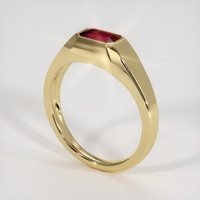 1.12 Ct. Ruby Ring, 18K Yellow Gold 2