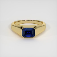 2.62 Ct. Sapphire Ring, 18K Yellow Gold 1