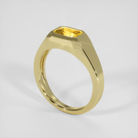 2.15 Ct. Yellow Sapphire Ring, 18K Yellow Gold 2