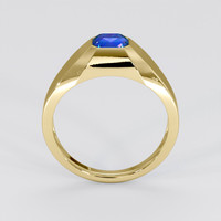 1.33 Ct. Blue Sapphire Ring, 18K Yellow Gold 3