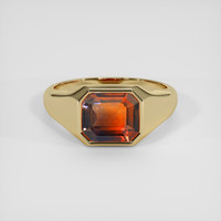 3.26 Ct. Bi Color Sapphire Ring, 18K Yellow Gold 1