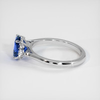 1.98 Ct. Blue Sapphire Ring, Platinum 950 4