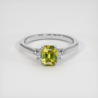 1.56 Ct. Sapphire Ring, Platinum 950 1