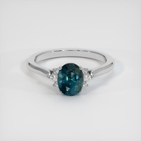 2.54 Ct. Sapphire Ring, Platinum 950 1