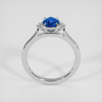 1.12 Ct. Blue Sapphire Ring, Platinum 950 3