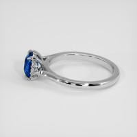 1.12 Ct. Blue Sapphire Ring, Platinum 950 4