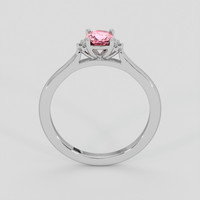 0.52 Ct. Padparadscha Sapphire Ring, Platinum 950 3