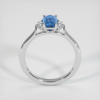 0.96 Ct. Blue Sapphire Ring, Platinum 950 3