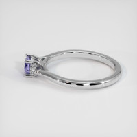 0.43 Ct. Purple Sapphire Ring, Platinum 950 4