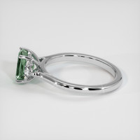 1.87 Ct. Green Sapphire Ring, Platinum 950 4