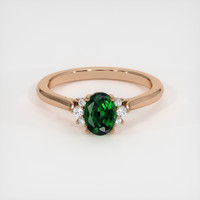 0.72 Ct. Gemstone Ring, 18K Rose Gold 1