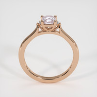 0.63 Ct. Purplish Pink Sapphire Ring, 18K Rose Gold 3