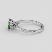 1.17 Ct. Green Sapphire Ring, Silver 4