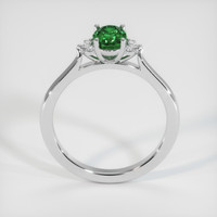 0.72 Ct. Green Chrome Tourmaline Ring, 10K White Gold 3