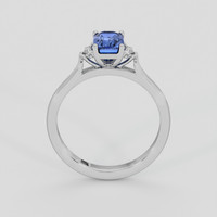 1.75 Ct. Blue Sapphire Ring, 10K White Gold 3