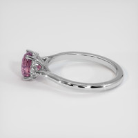 1.57 Ct. Bi Color Sapphire Ring, 14K White Gold 4