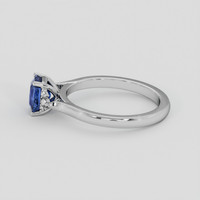 1.75 Ct. Blue Sapphire Ring, 14K White Gold 4
