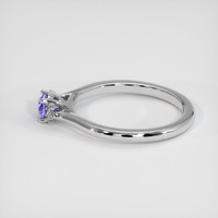 0.32 Ct. Sapphire Ring, 14K White Gold 4