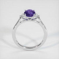 2.08 Ct. Color Change Sapphire Ring, 14K White Gold 3