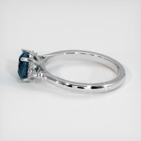 1.56 Ct. Sapphire Ring, 18K White Gold 4