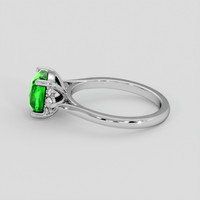 2.99 Ct. Tsavorite Garnet Ring, 18K White Gold 4