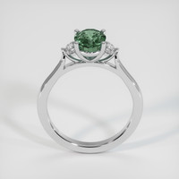 2.00 Ct. Bi Color Sapphire Ring, 18K White Gold 3