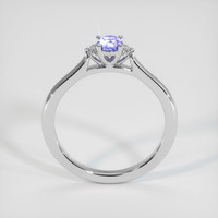 0.32 Ct. Purple Sapphire Ring, 18K White Gold 3