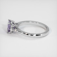 2.17 Ct. Sapphire Ring, 18K White Gold 4