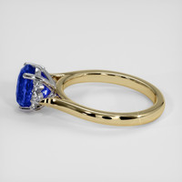 1.92 Ct. Blue Sapphire Ring, 14K White & Yellow 4