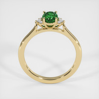 0.72 Ct. Green Chrome Tourmaline Ring, 10K Yellow Gold 3