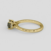 1.12 Ct. Bi Color Sapphire Ring, 10K Yellow Gold 4