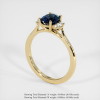 1.72 Ct. Sapphire Ring, 14K Yellow Gold 2