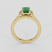 0.98 Ct. Green Tourmaline Ring, 14K Yellow Gold 3