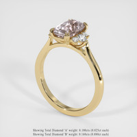 2.65 Ct. Gemstone Ring, 14K Yellow Gold 2