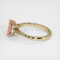 1.72 Ct. Padparadscha Sapphire Ring, 14K Yellow Gold 4