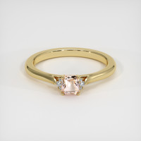0.49 Ct. Padparadscha Sapphire Ring, 14K Yellow Gold 1