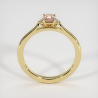 0.49 Ct. Padparadscha Sapphire Ring, 14K Yellow Gold 3