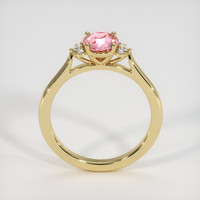 1.03 Ct. Padparadscha Sapphire Ring, 14K Yellow Gold 3