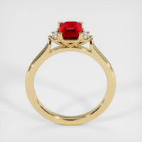 1.20 Ct. Ruby Ring, 14K Yellow Gold 3