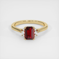 1.49 Ct. Ruby Ring, 14K Yellow Gold 1