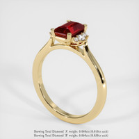 1.49 Ct. Ruby Ring, 14K Yellow Gold 2