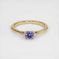 0.43 Ct. Sapphire Ring, 14K Yellow Gold 1